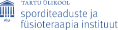 Sporditeaduste ja füsioteraapia instituudi logo